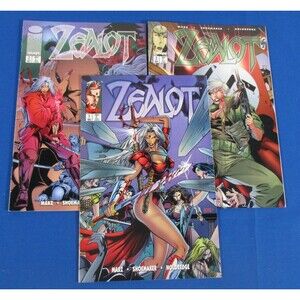 Zealot #1 2 3 Complete Series 1995 Image Comics Wildstorm Wildcats Grifter NM
